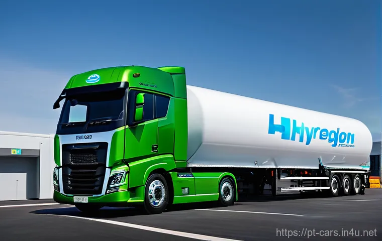특수 차량의 최신 배출가스 저감 기술 - **Prompt:** A cutting-edge long-haul heavy truck, engineered for maximum sustainability, is shown tr... 특수 차량의 최신 배출가스 저감 기술 - **Prompt:** A cutting-edge long-haul heavy truck, engineered for maximum sustainability, is shown tr...